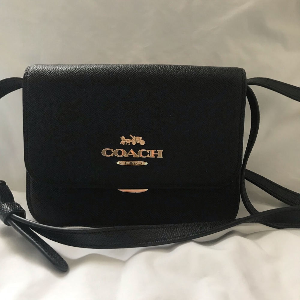 Coach Crossbody - Black - Leather